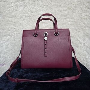 Armani Exchange Deep Burgundy Tote